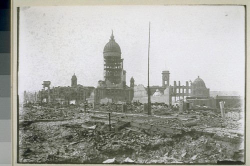 [Ruins of City Hall, after earthquake and fire, San Francisco, 1906.]