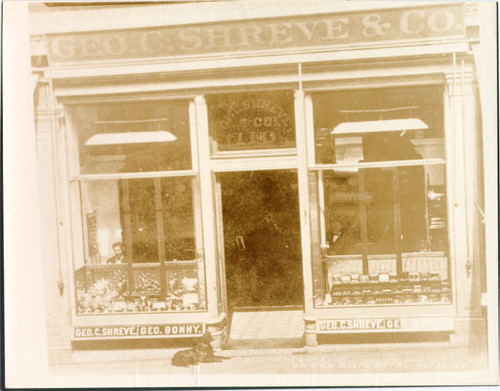 [Geo. C. Shreve & Company, on Montgomery Street, near Sutter]