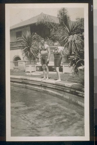 [People by the pool]