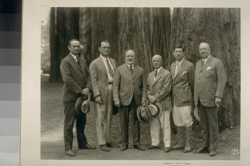 [Phelan in Bohemian Grove ?] 1925