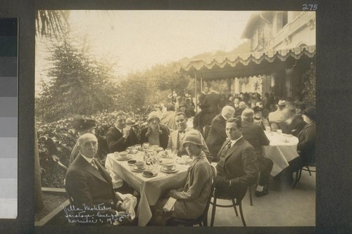 "Villa Montalvo" Saratoga, California, November 1, 1925