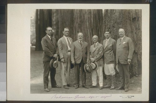 Bohemian Grove, 1925, August