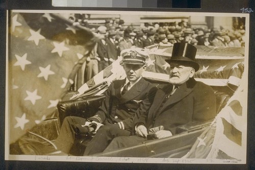 Parade. Lt. Byson J. Connell [?], Pilot ... Sep. [ September] 24, 1925 S. F. [ San Francisco]