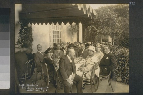 "Villa Montalvo" Saratoga, California, November 1, 1925