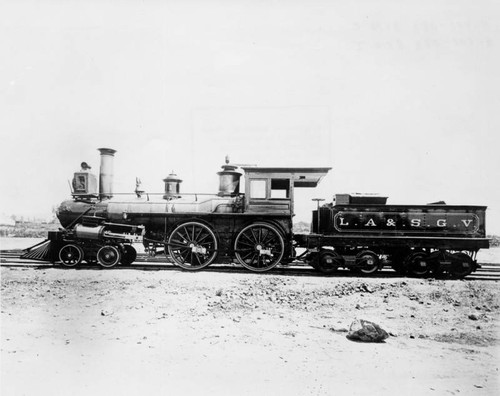 L.A. & S.G.V. locomotive