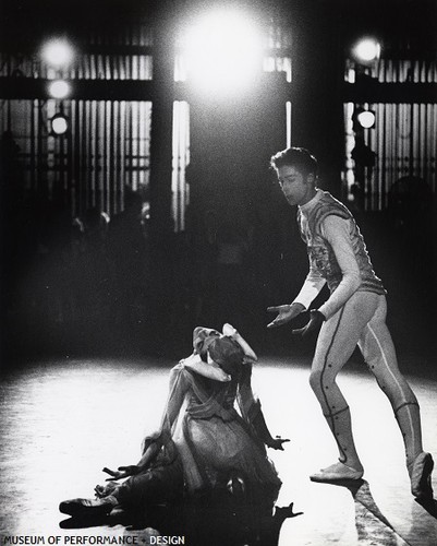 Robert Gladstein and a female dancer in Christensen's Lady of Shalott, circa 1963