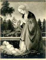 Virgin Adoring the Child. Detail