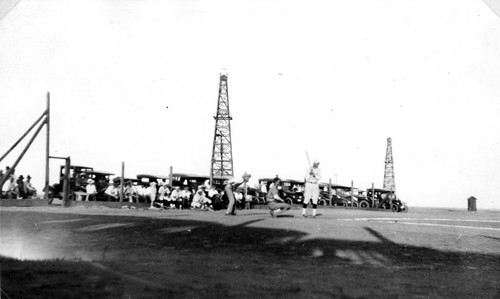 Baseball in the oilfields