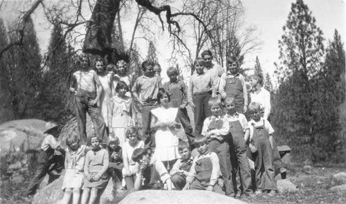 Bear Creek School class, circa 1928