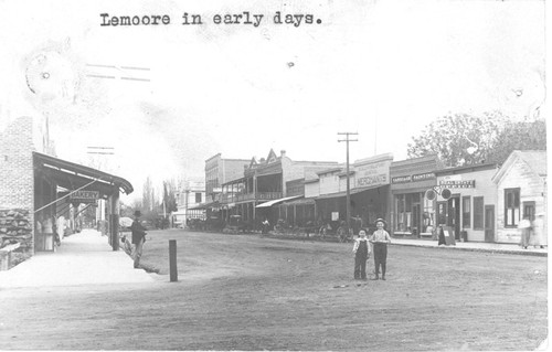 D Street in Early Lemoore