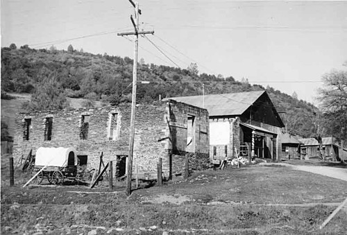 Coulter Hotel ruins, circa 1960