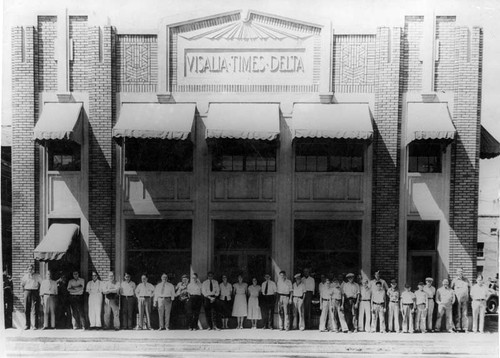 Visalia Times Delta building and staff