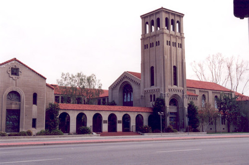 Old church plaza