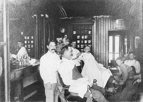 Alex's barber shop, Coulterville