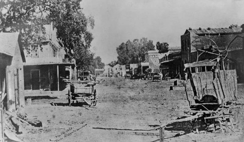 Main Street Visalia, 1863