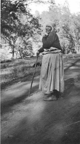 Indian woman, Midpines, 1930