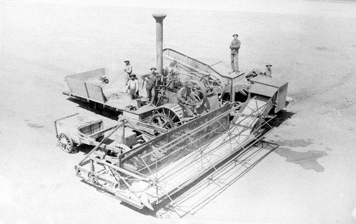 Early combine machinery