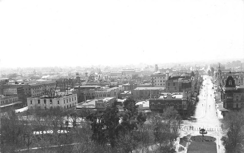 Street scene 1908 Fresno California