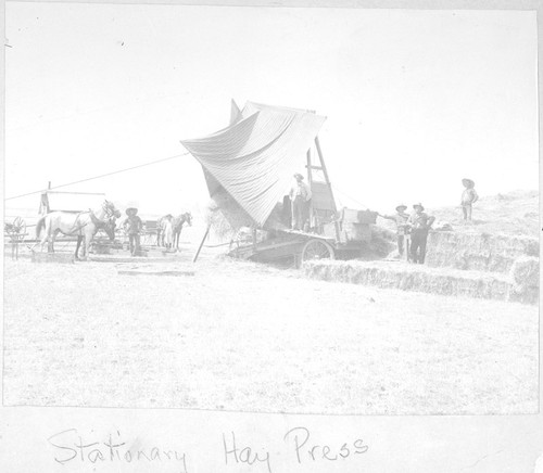 Stationary Hay Press in Kings County