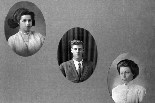 Members of Tulare High School Class of 1910