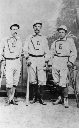 Members of early Visalia baseball team