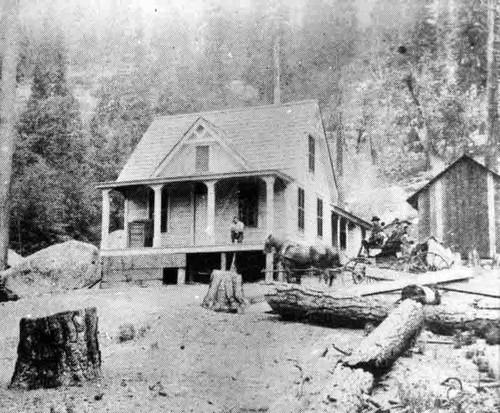 Bruce homestead house, 1886