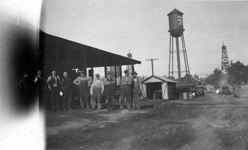 Back of Associated Oil warehouse