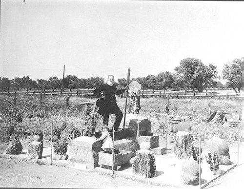 Blackhorse Jones and his gravesite at Grangeville