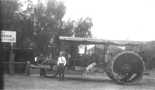 Joseph Mouren, Jr. and his dog Booby