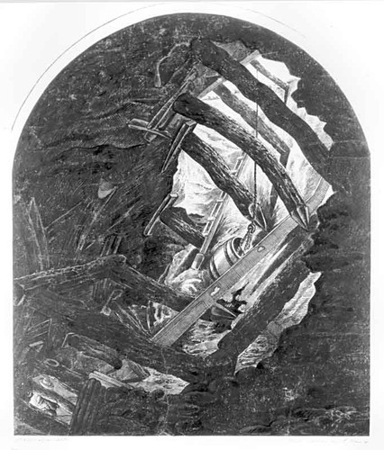 Mine shaft on Mariposa vein