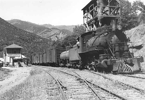 Yosemite Valley Railway train at Bagby Station