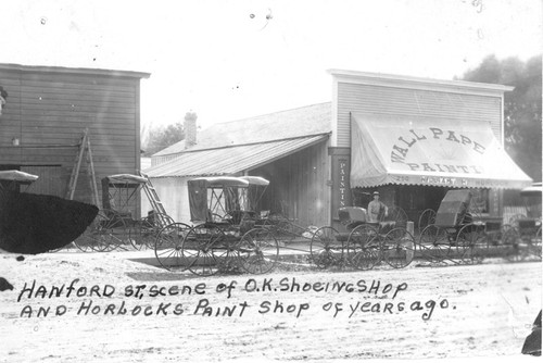 Horlock's Paint Shop, Hanford