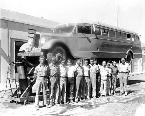 Coalinga Jr. and Sr. High School bus drivers and mechanics