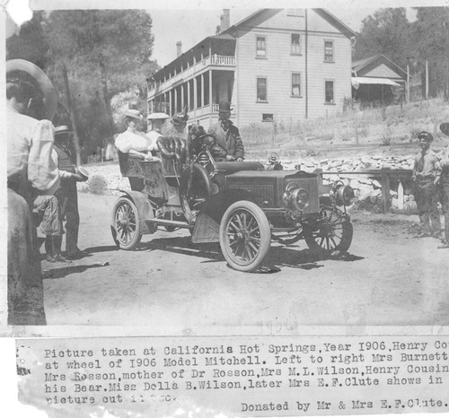 Guests at California Hot Springs in Tulare County