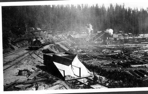 Snow Plow at Sugar Pine mill