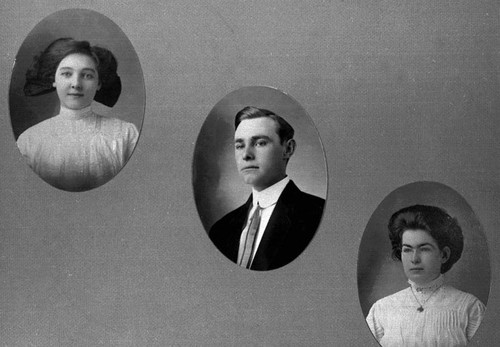 Members of Tulare High School Class of 1910