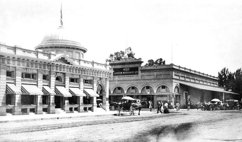 Downtown Tulare businesses early 1900s