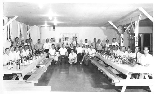 Farewell Party at Rohwer Relocation Center, Mc Ghee, Arkansas