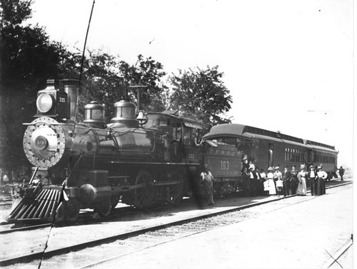 Early Passenger Train on the Valley Road