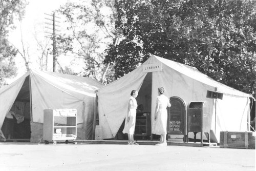 Temporary library headquarters