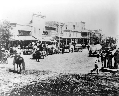 Whiskey Row in Coalinga