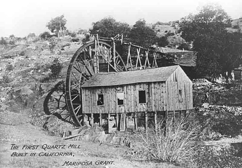 Quartz mill, Mariposa Grant