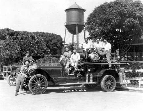 Coalinga Fire Department May 10, 1926