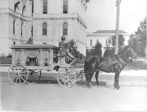 Horse-drawn hearse