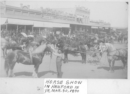 Horse Show on 6th Street, Hanford