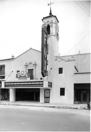 Hanford's Fox Theater before opening