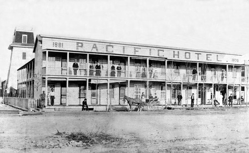 The Pacific Hotel after enlargement