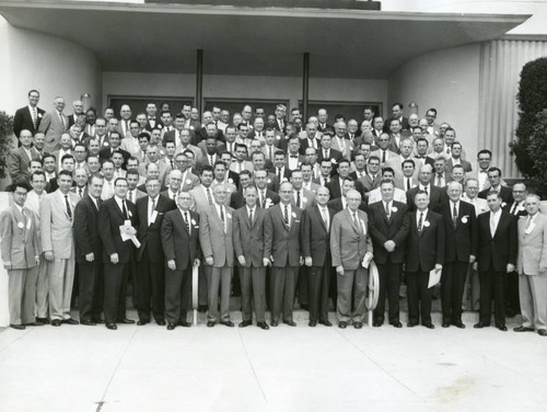Group photo of Bible Lectureship attendees, 1958
