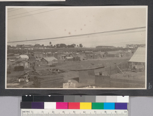 Refugee camps. [Fort Mason area?]