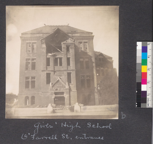 Girls' High School. O'Farrell St. entrance